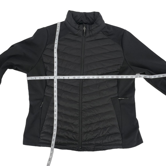 32 Degrees Semi-Fitted Lightweight Mixed Media Black Jacket Size XXL Women’s - Picture 5 of 6